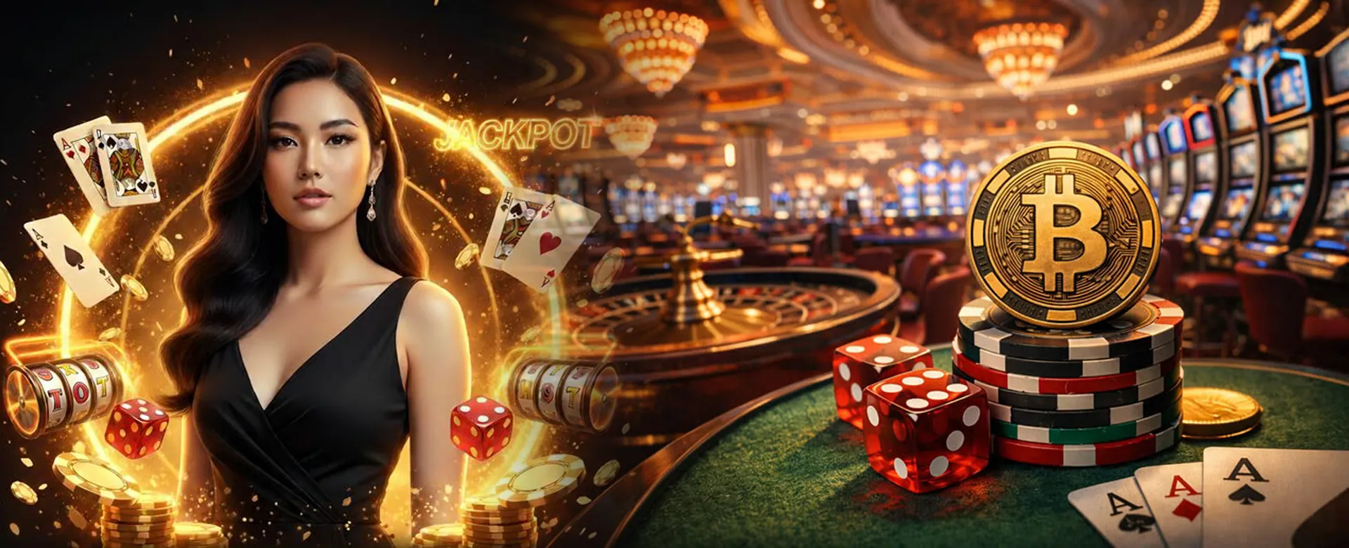 PHJL Live Casino dealer engaging with players